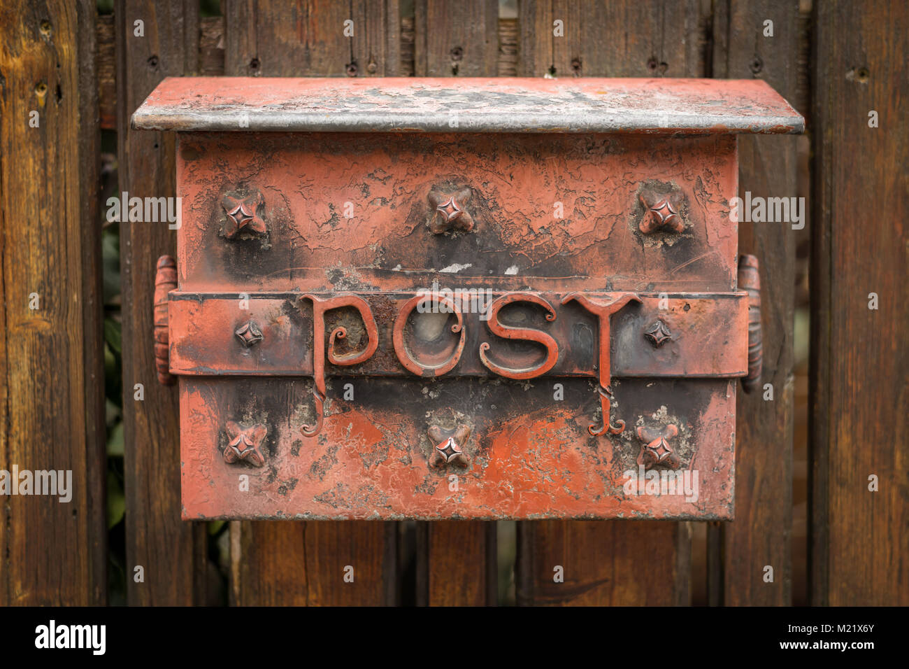 Antique german post box hi-res stock photography and images - Alamy