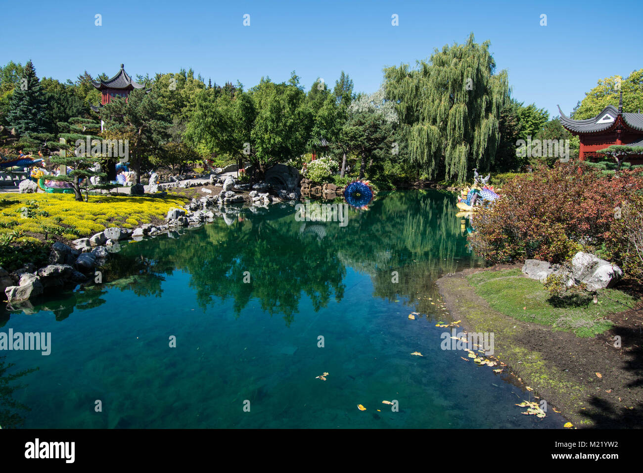 Botanical gardens Montreal Canada Stock Photo Alamy