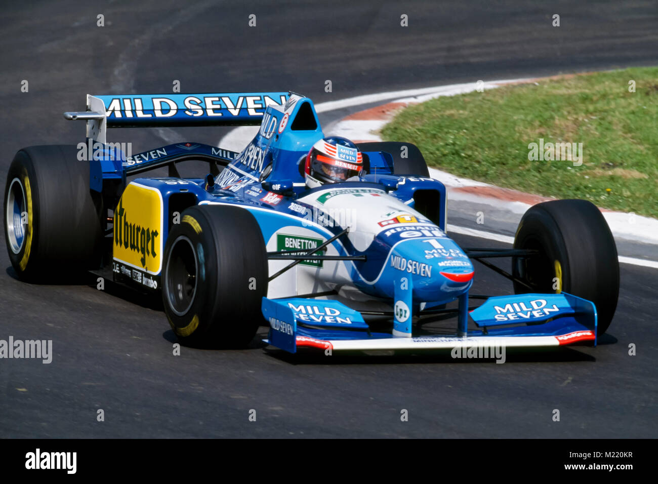 F1, Michael Schumacher, Benetton Renault, GP San Marin 1995 Stock Photo -  Alamy