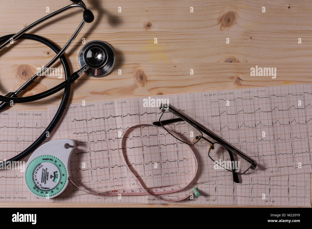 Cardiovascular system health measure instruments Stock Photo Alamy