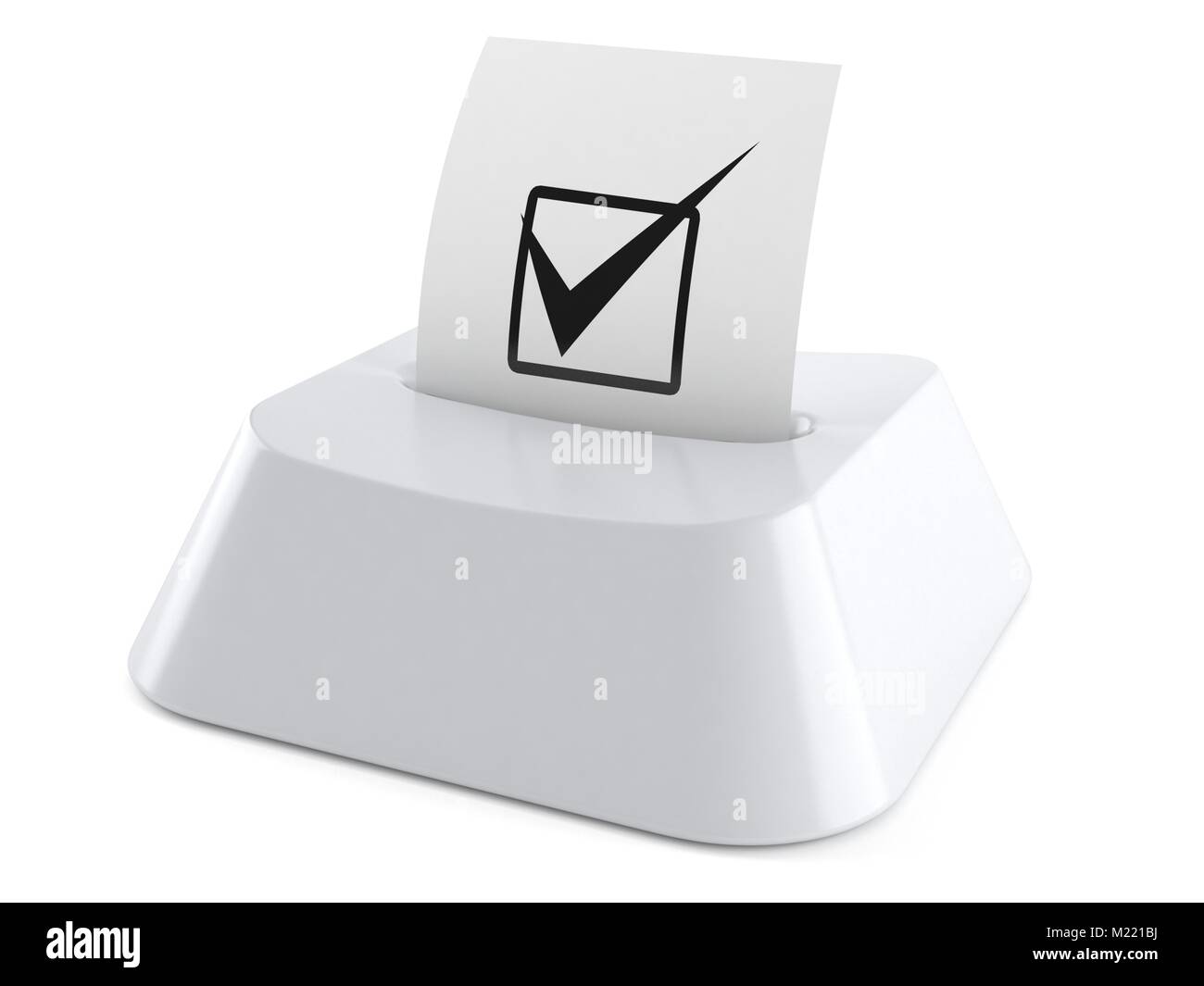 Online voting concept isolated on white background Stock Photo - Alamy