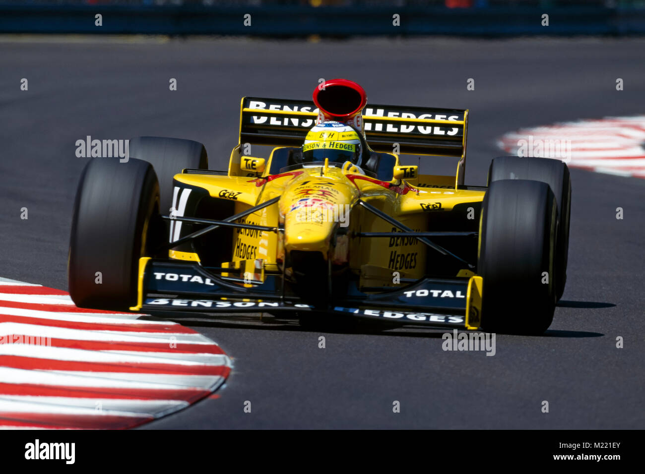 F1, Giancarlo Fisichella, Jordan Peugeot, Monaco GP 1997 Stock Photo - Alamy