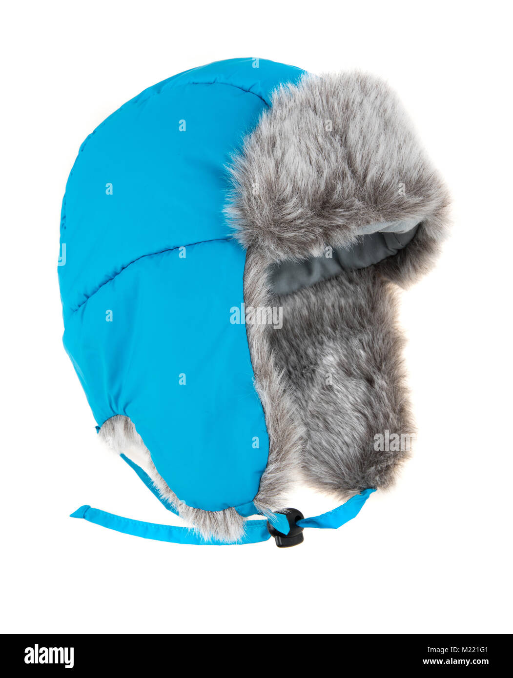 Fashion Hats Cat Fur Light  Green Warm Cap