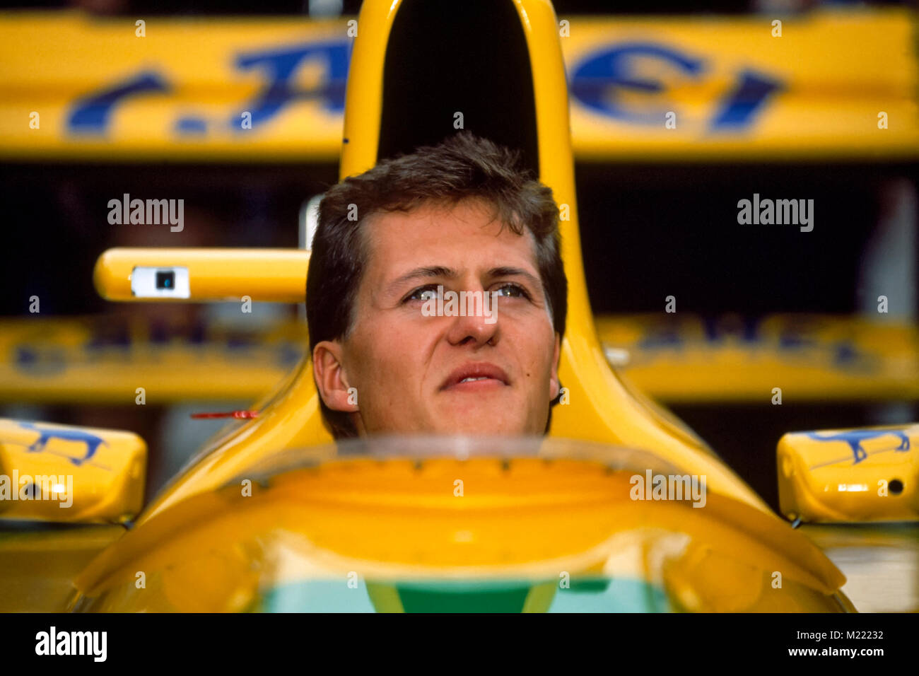 Michael Schumacher, Camel Benetton Ford 1992 Stock Photo - Alamy