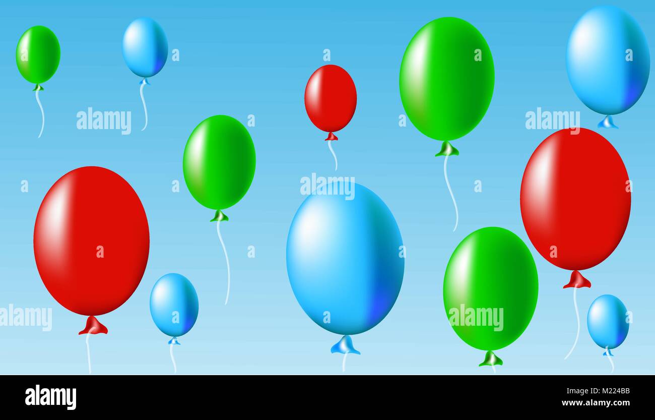 clipart red balloons song