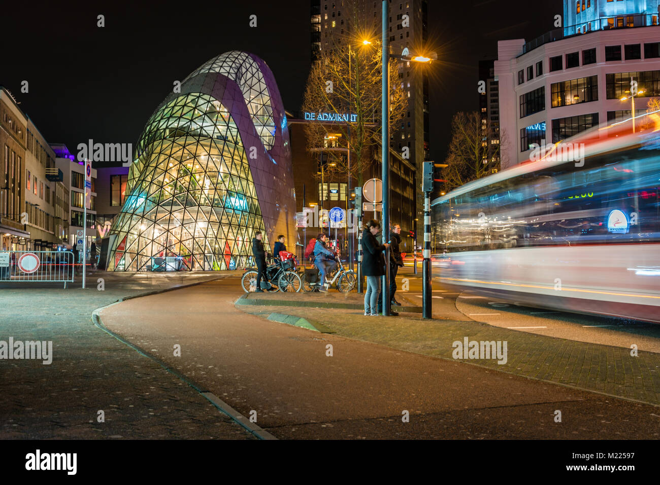 The Blob building in the centre of the city, Eindhoven, Netherlands Stock Photo