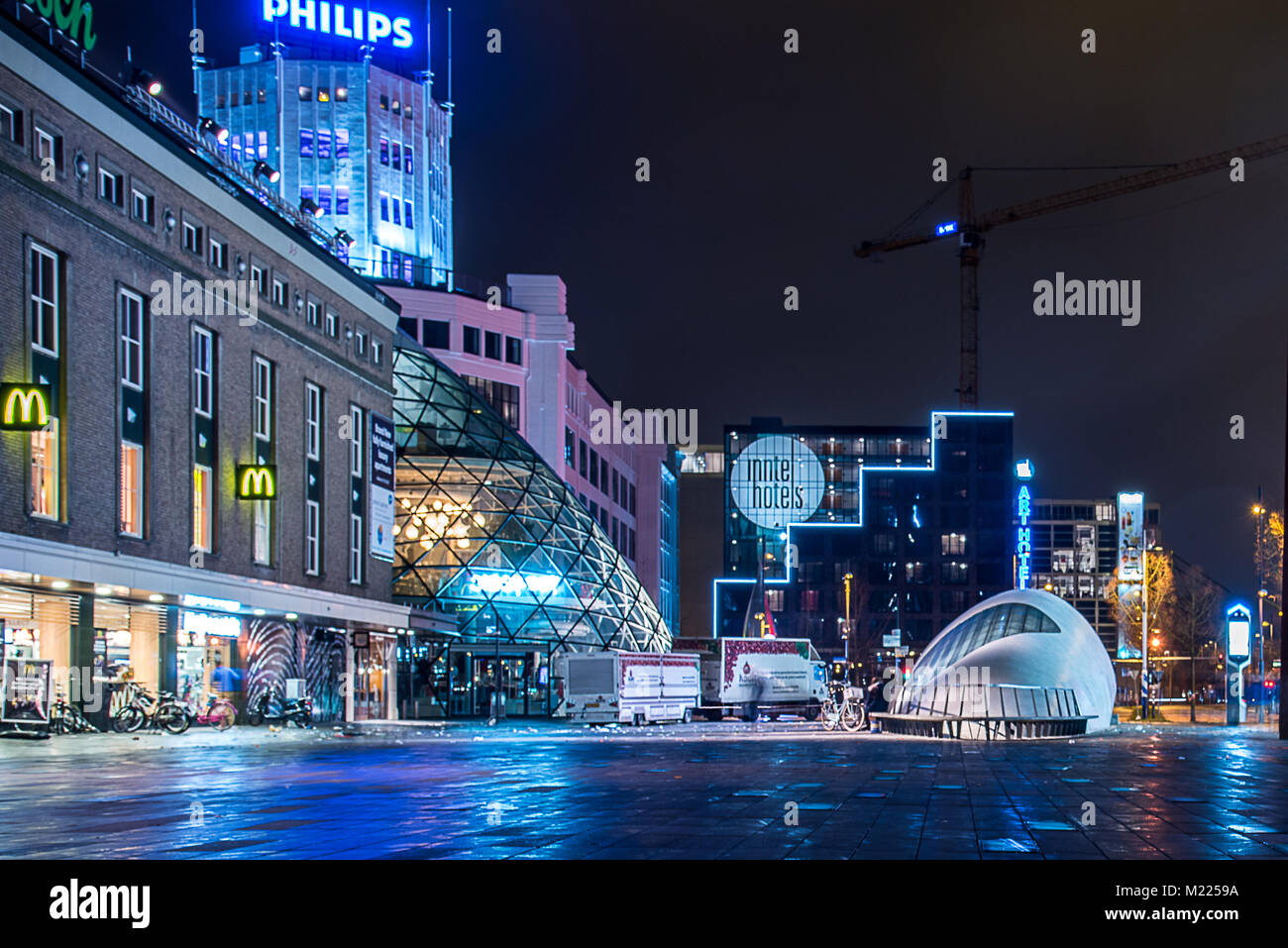 The Blob building in the centre of the city, Eindhoven, Netherlands Stock Photo