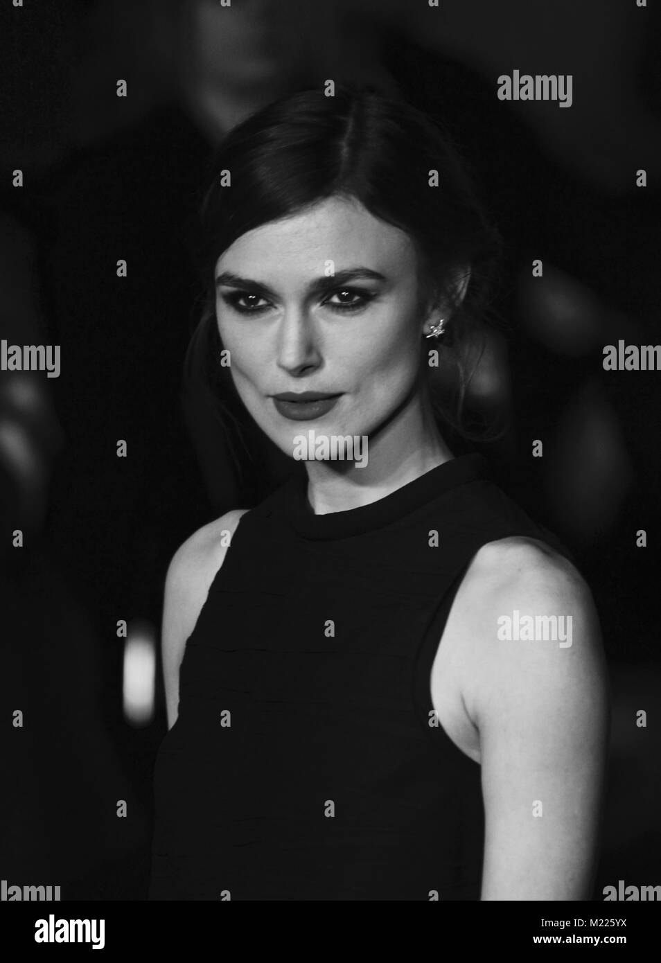 Keira knightley actress Black and White Stock Photos & Images - Alamy