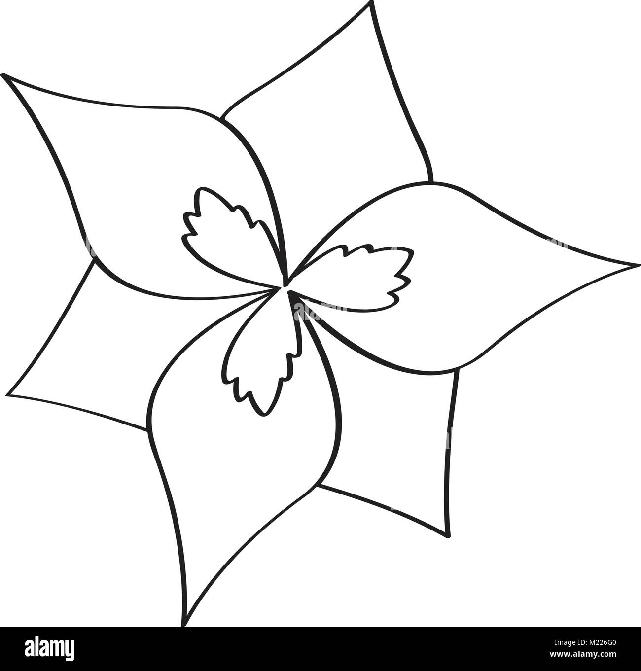 Isolated flower image Stock Vector Image & Art - Alamy