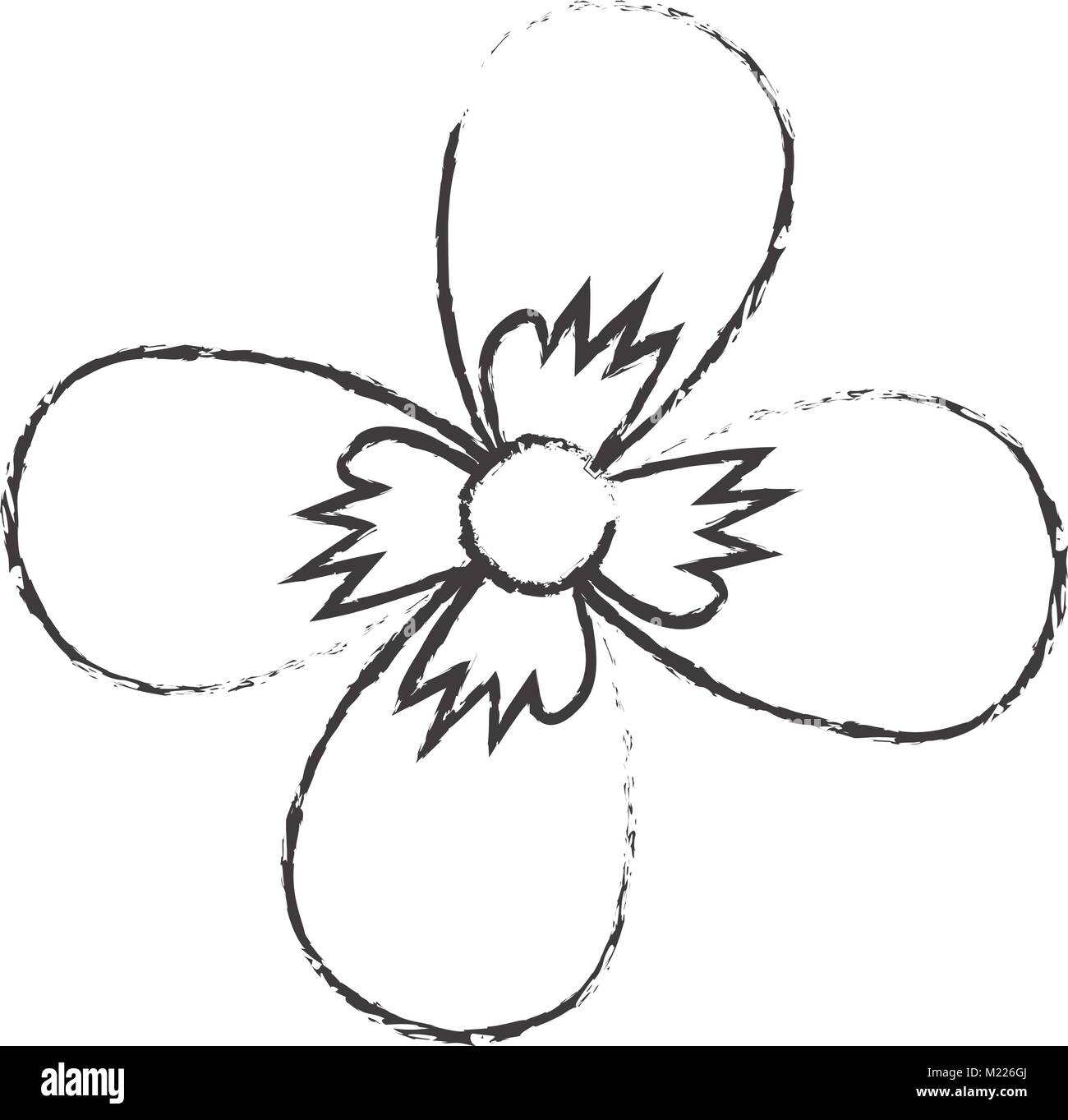 Isolated flower image Stock Vector Image & Art - Alamy