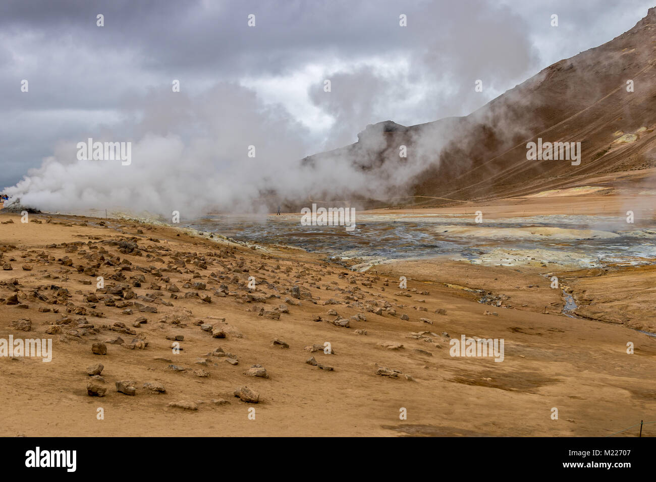 Geothermal Fields of Namaskard, Iceland Stock Photo - Alamy