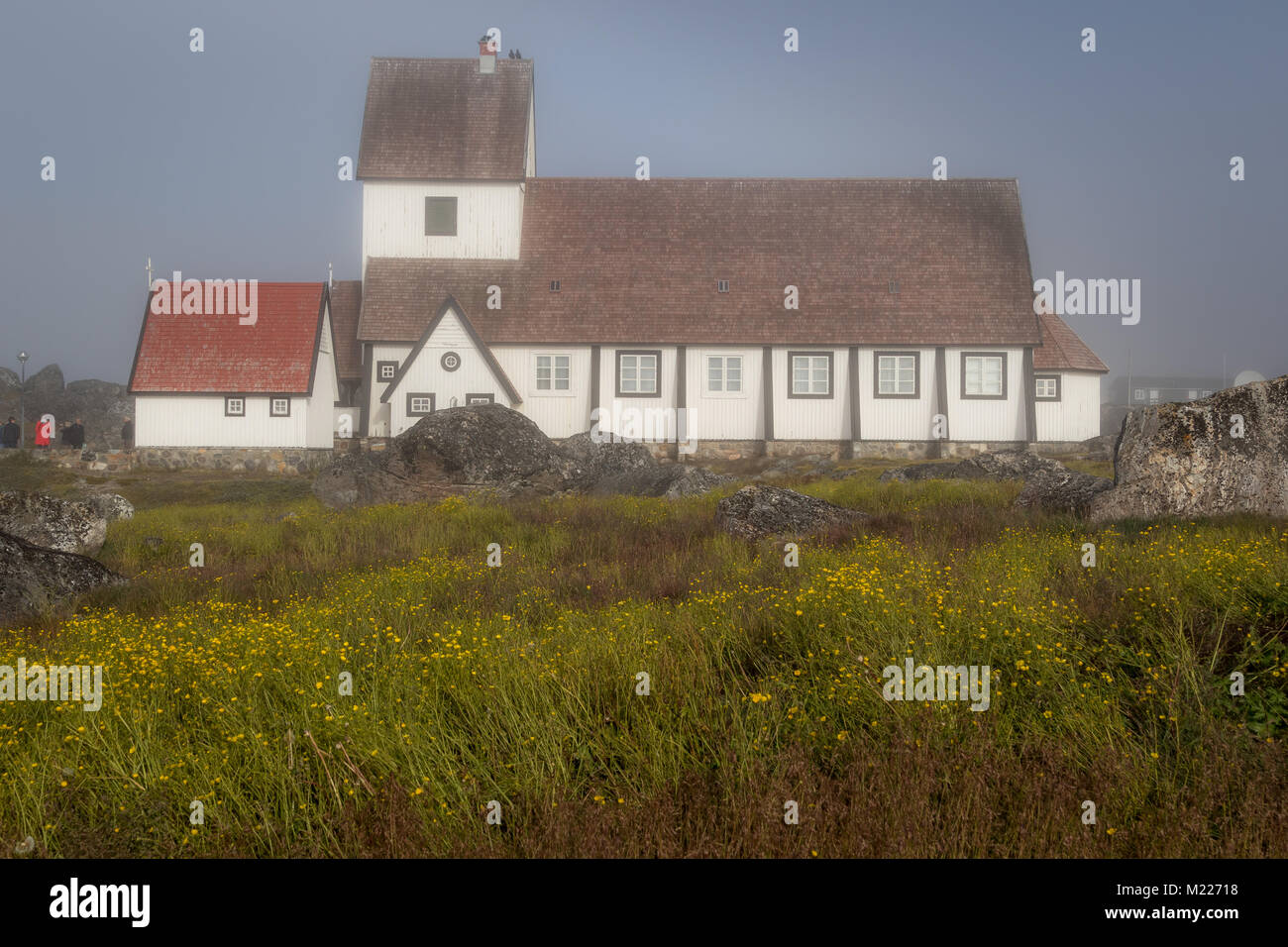 Church In Nanortalik Greenland Stock Photo Alamy