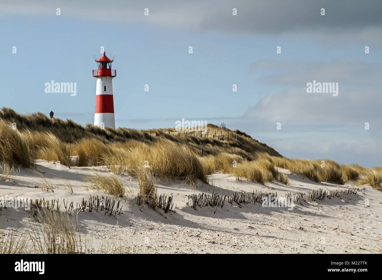 Lighthouse at Sylt island in Germany Stock Photo