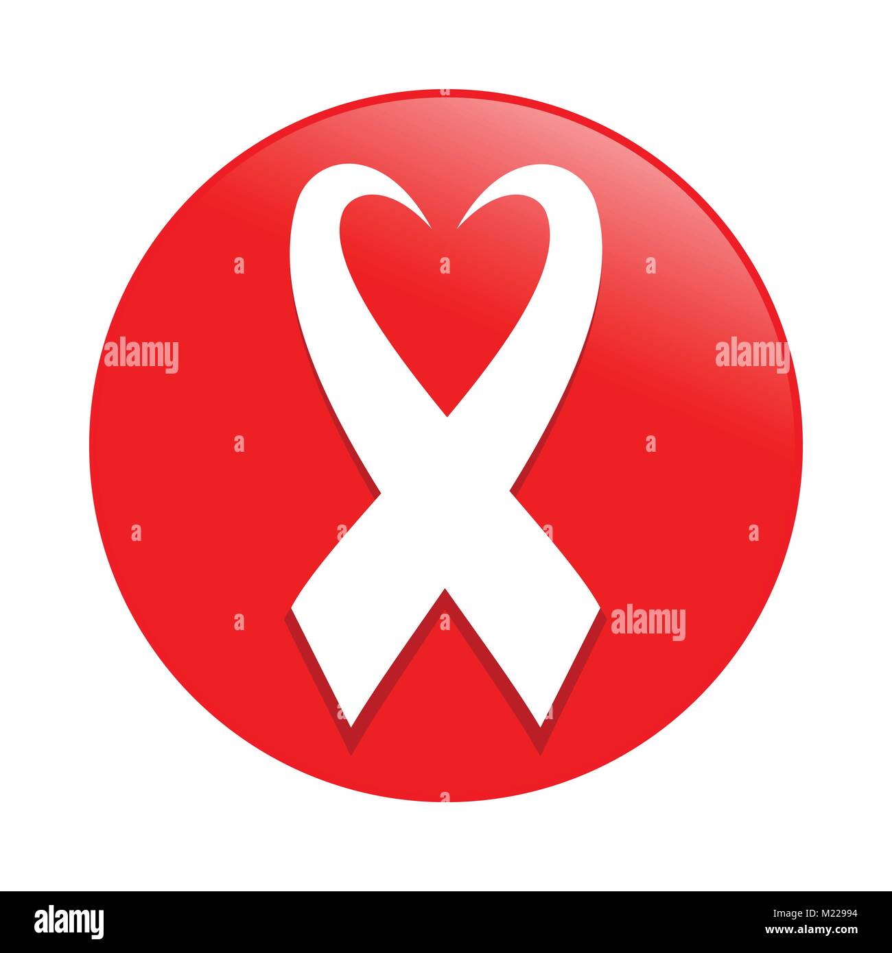 Symbol image awareness ribbon red hi-res stock photography and images ...