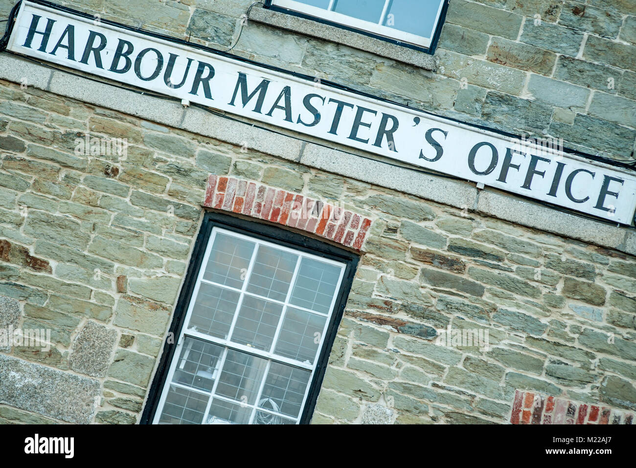 FALMOUTH, CORNWALL Harbour Master's Office Stock Photo Alamy