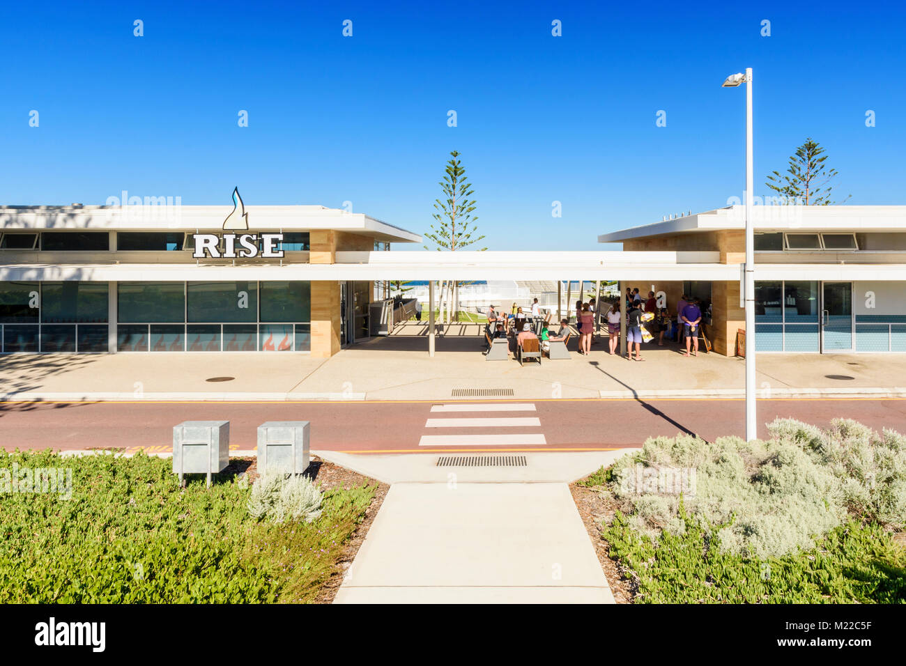Rise and Odyssea Beach Cafe at City Beach, Perth, Western Australia Stock Photo Alamy