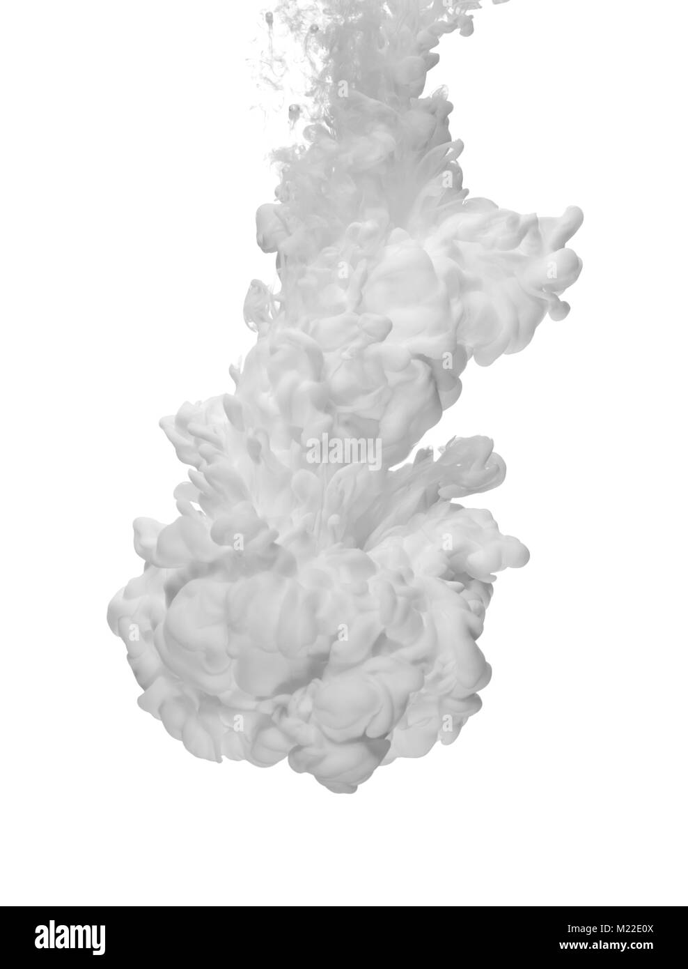 white paint in water Stock Photo Alamy