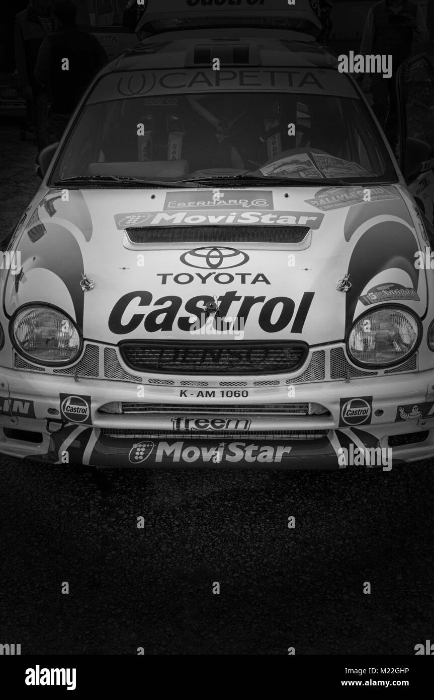 TOYOTA COROLLA WRC 1998 nel vecchio raduno della vettura da corsa LA LEGGENDA 2017 Stock Photo