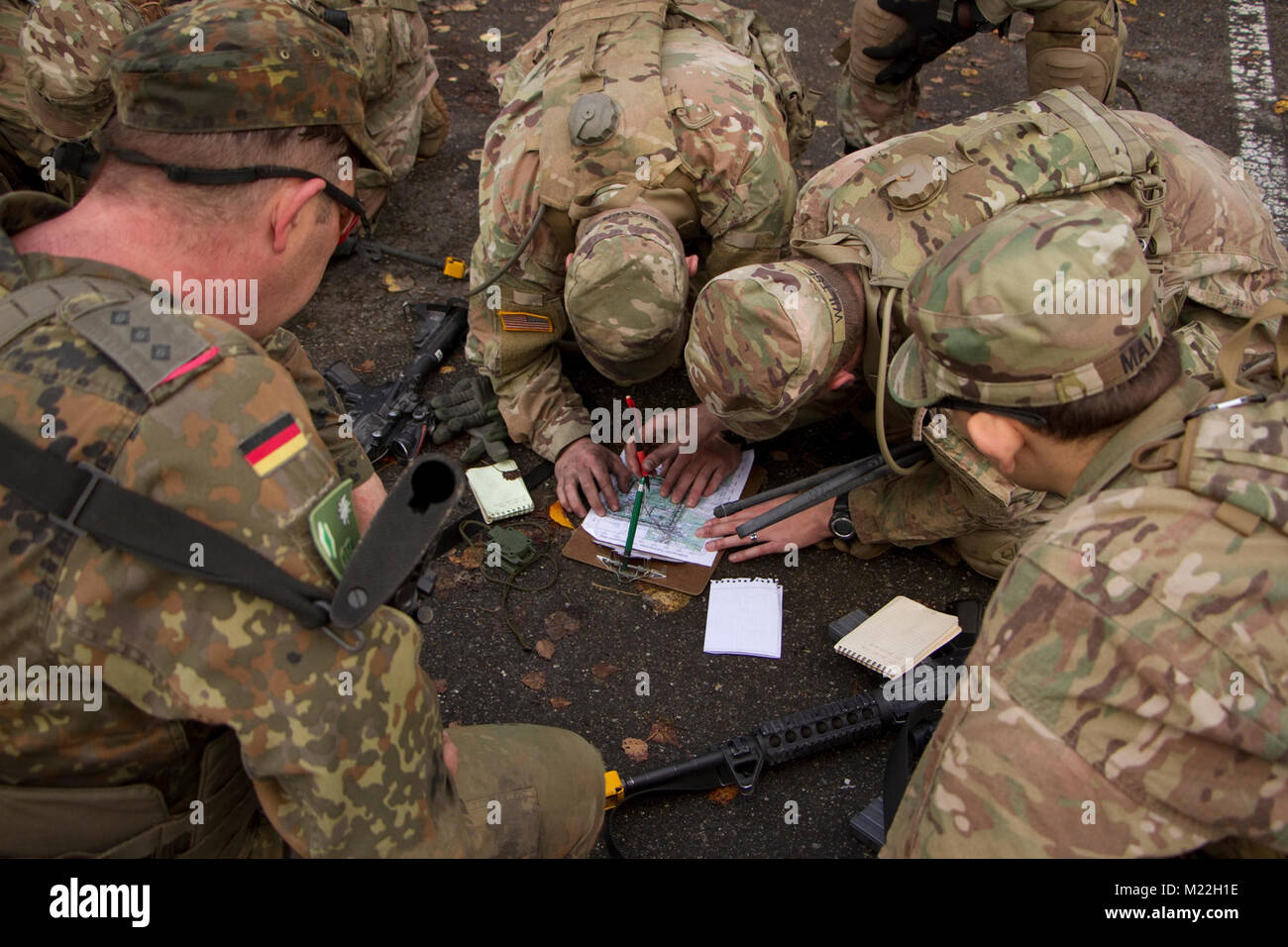 A team of Soldiers from 2d Cavalry Regiment and a Panzer Brigade