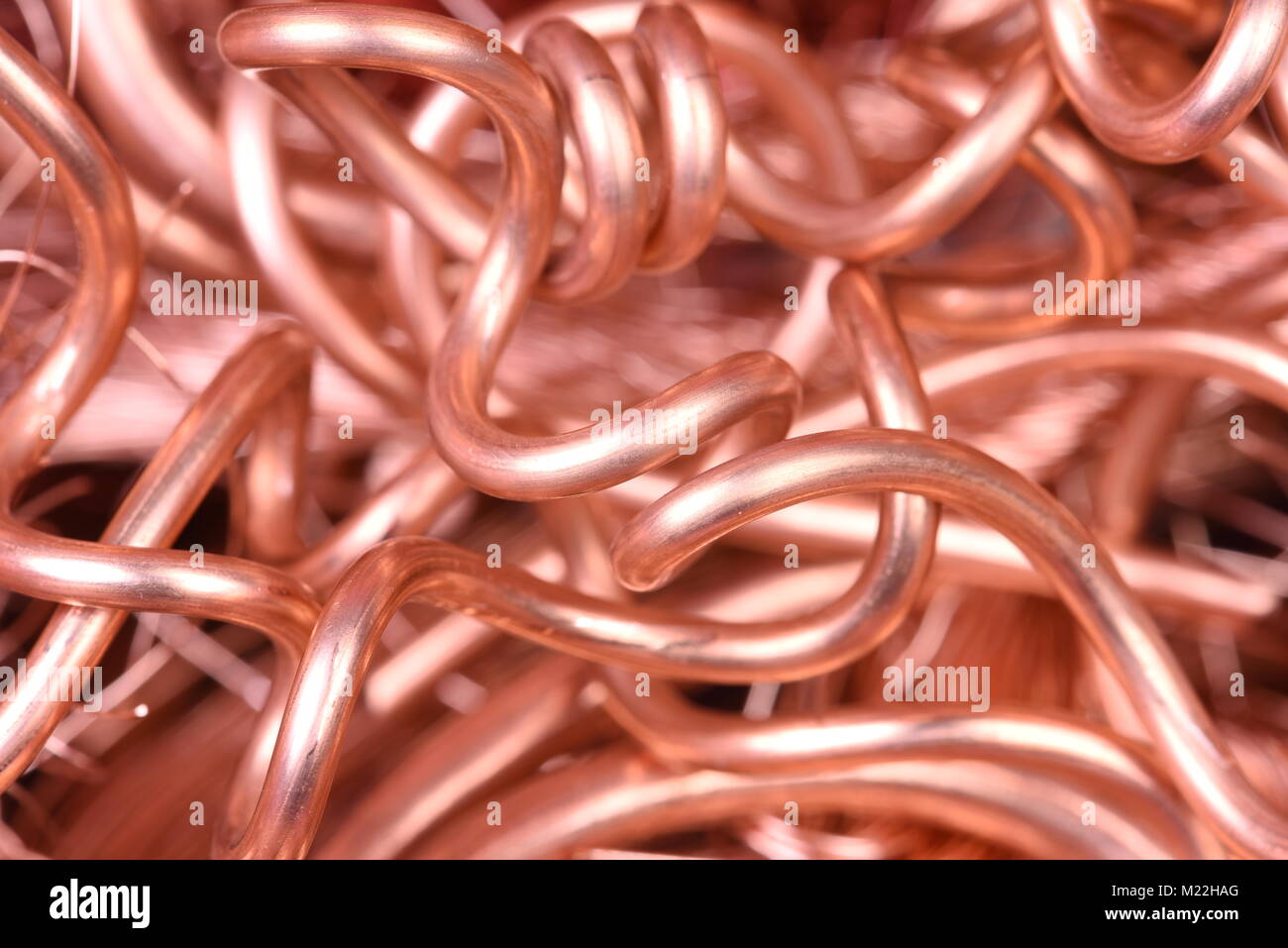 Copper wire closeup Stock Photo Alamy