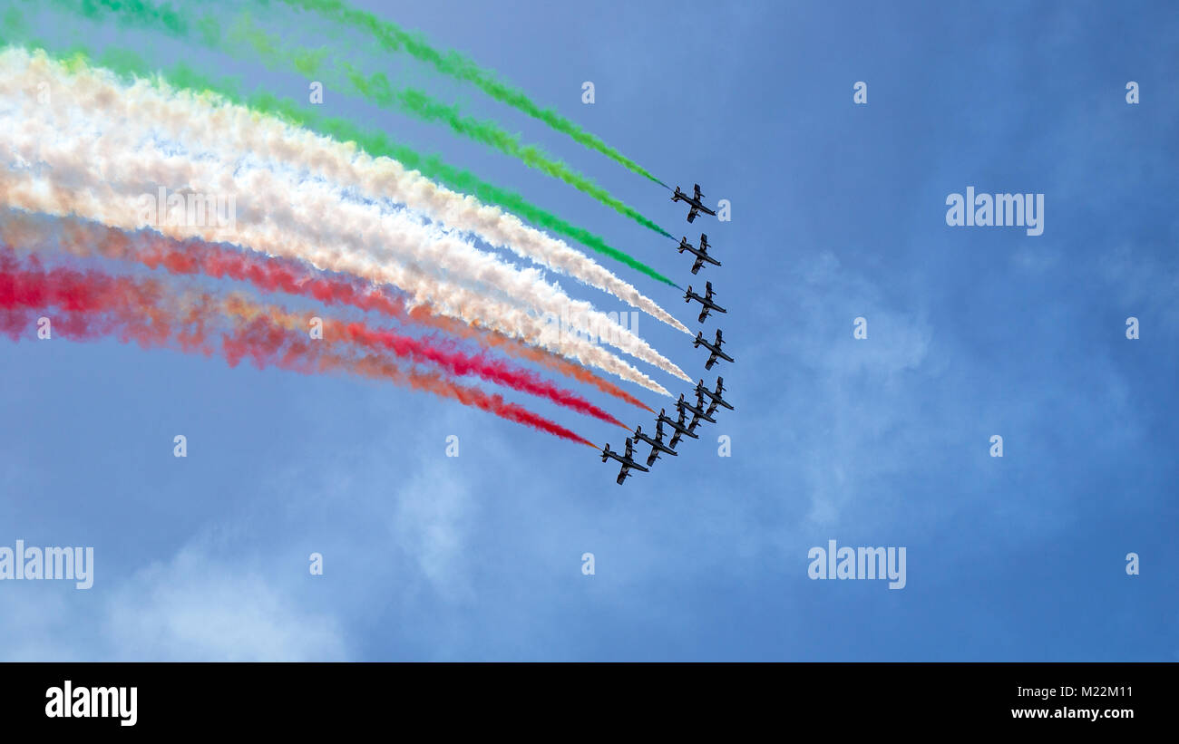 Tricolour Arrows (Frecce Tricolori) Italian acrobatic aircraft team