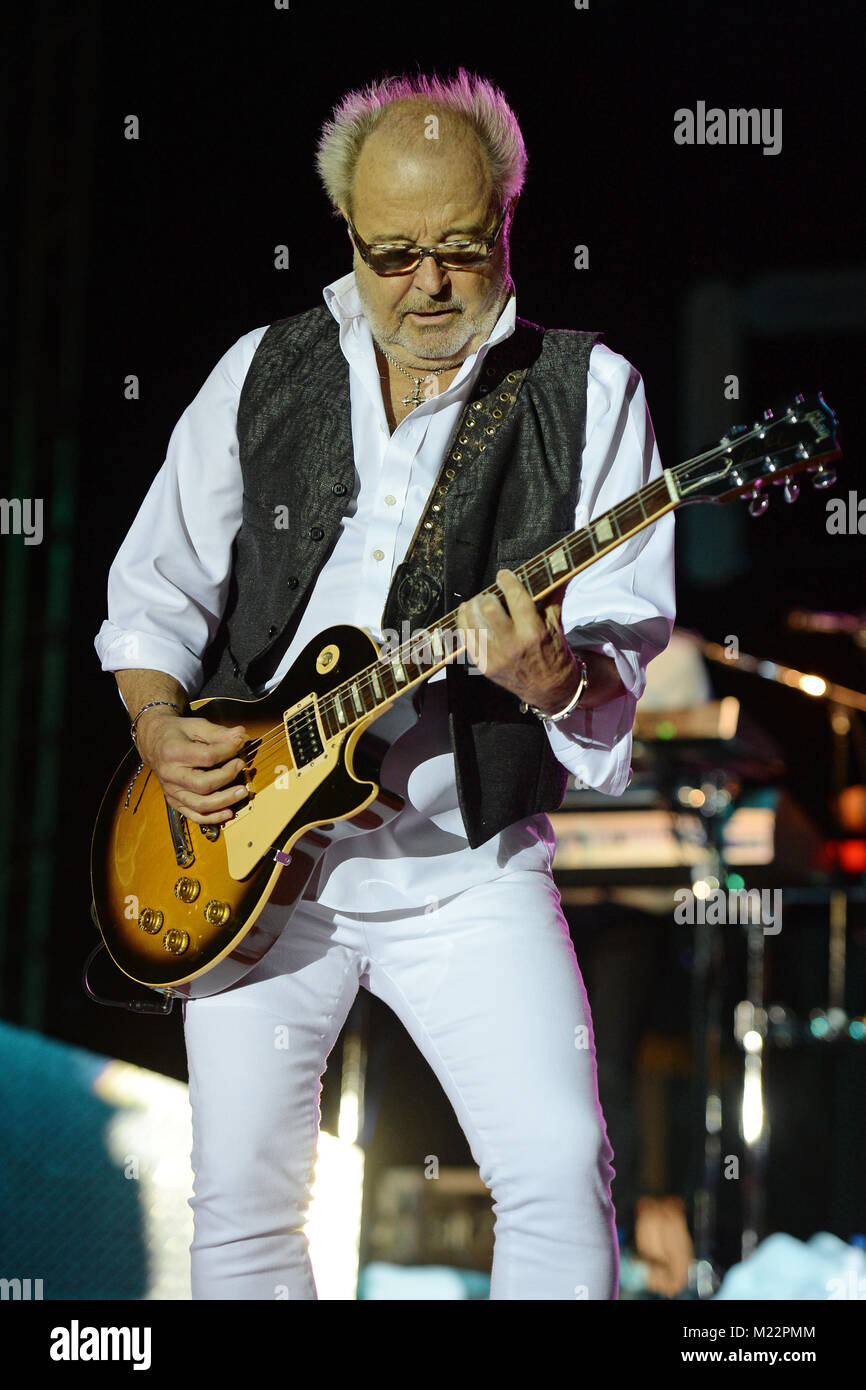 MIAMI, FL MARCH 12 Mick Jones of Foreigner performs at The Magic