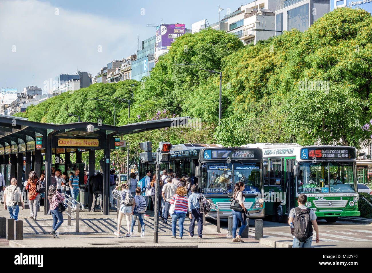 Buenos Aires Argentina,Avenida 9 de Julio,July 9 Avenue,major road