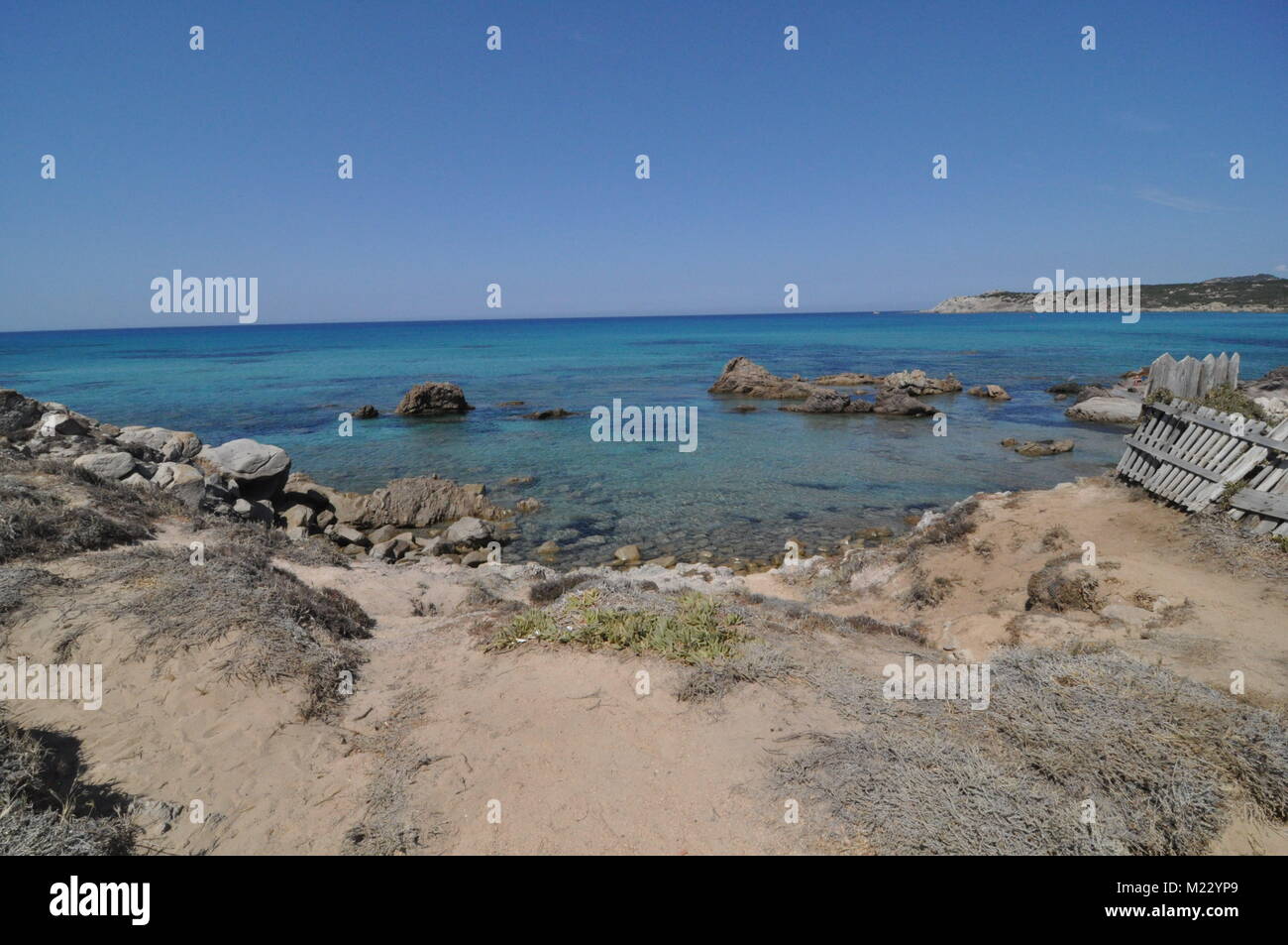 Spiaggia Di Rena Majore Beach With Azure Clear Water And