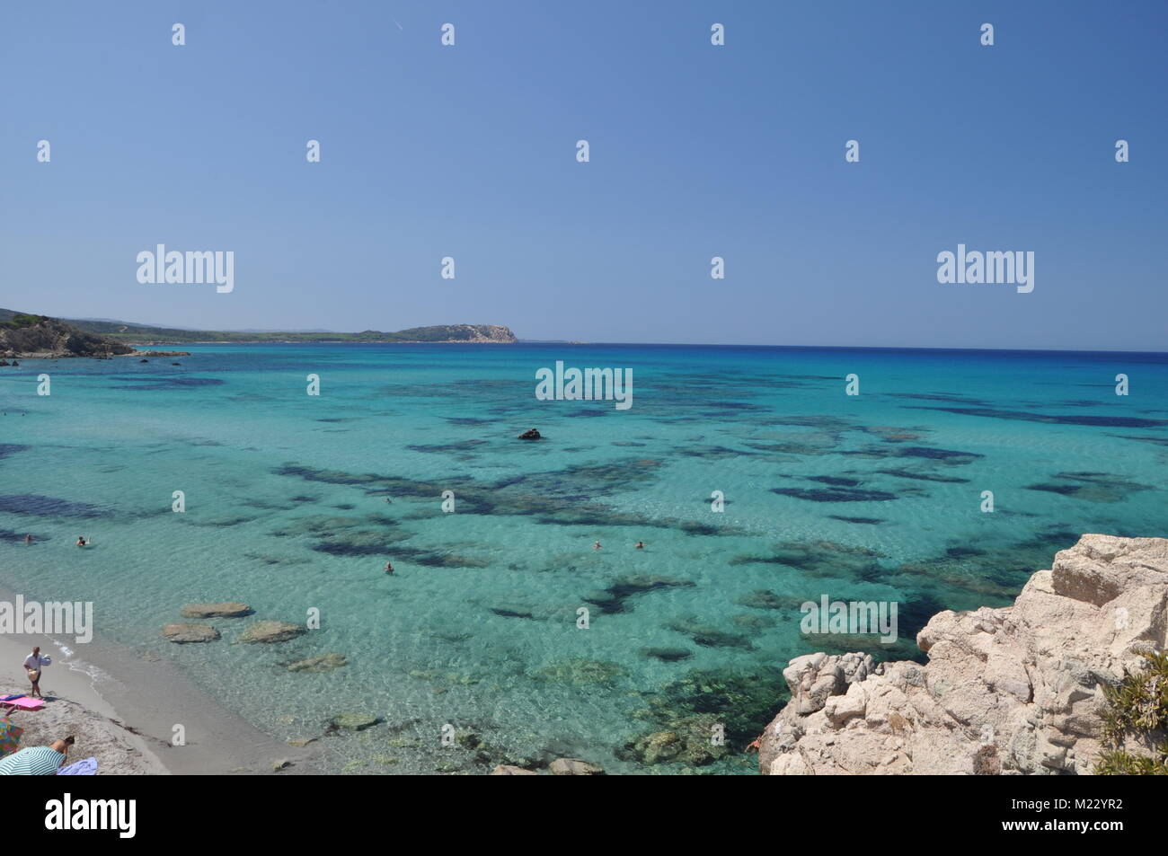 Spiaggia Di Rena Majore Beach With Azure Clear Water And