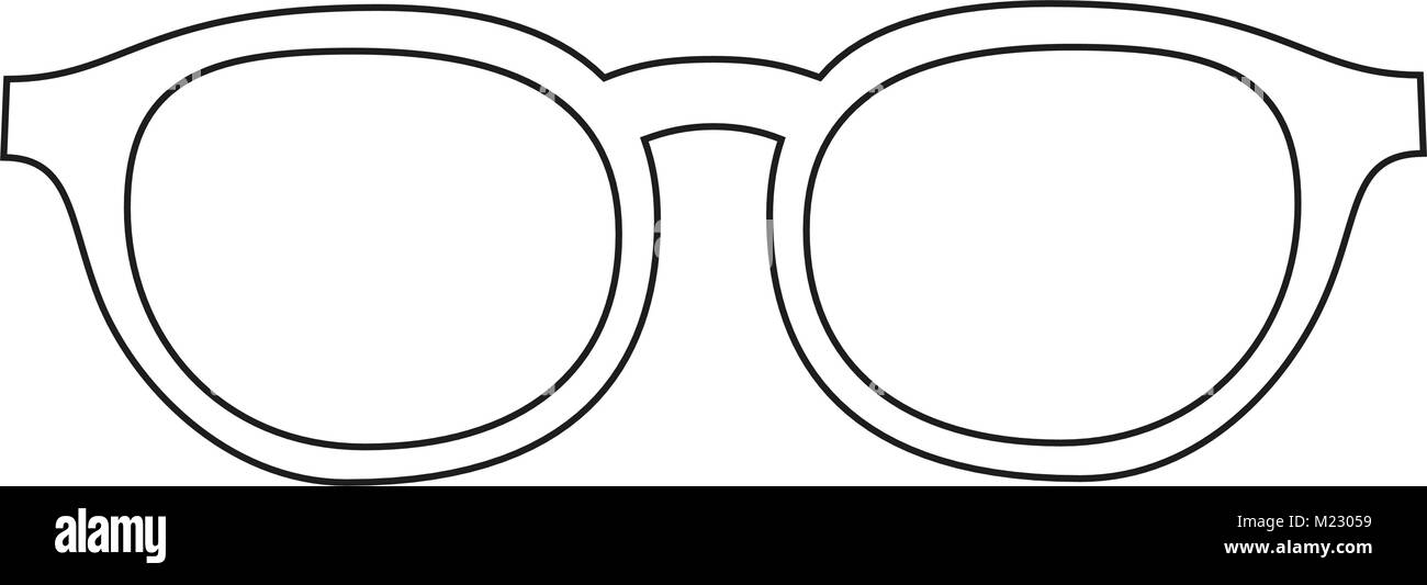 Icon line art poster man father dad day glasses, spectacles. Coloring ...