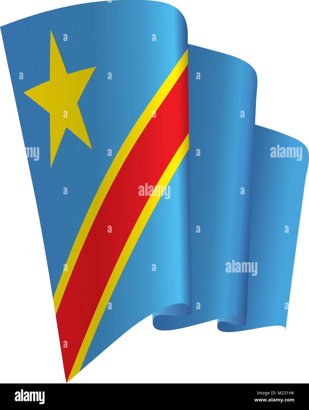 Democratic Republic of the Congo flag Stock Vector Image & Art - Alamy