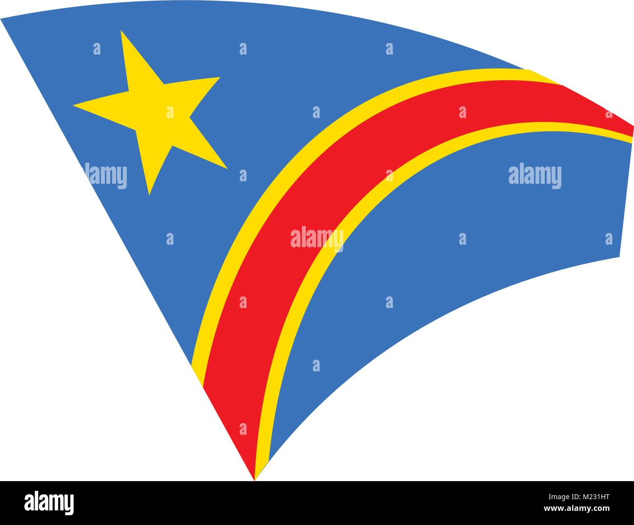 Democratic Republic of the Congo flag Stock Vector Image & Art - Alamy