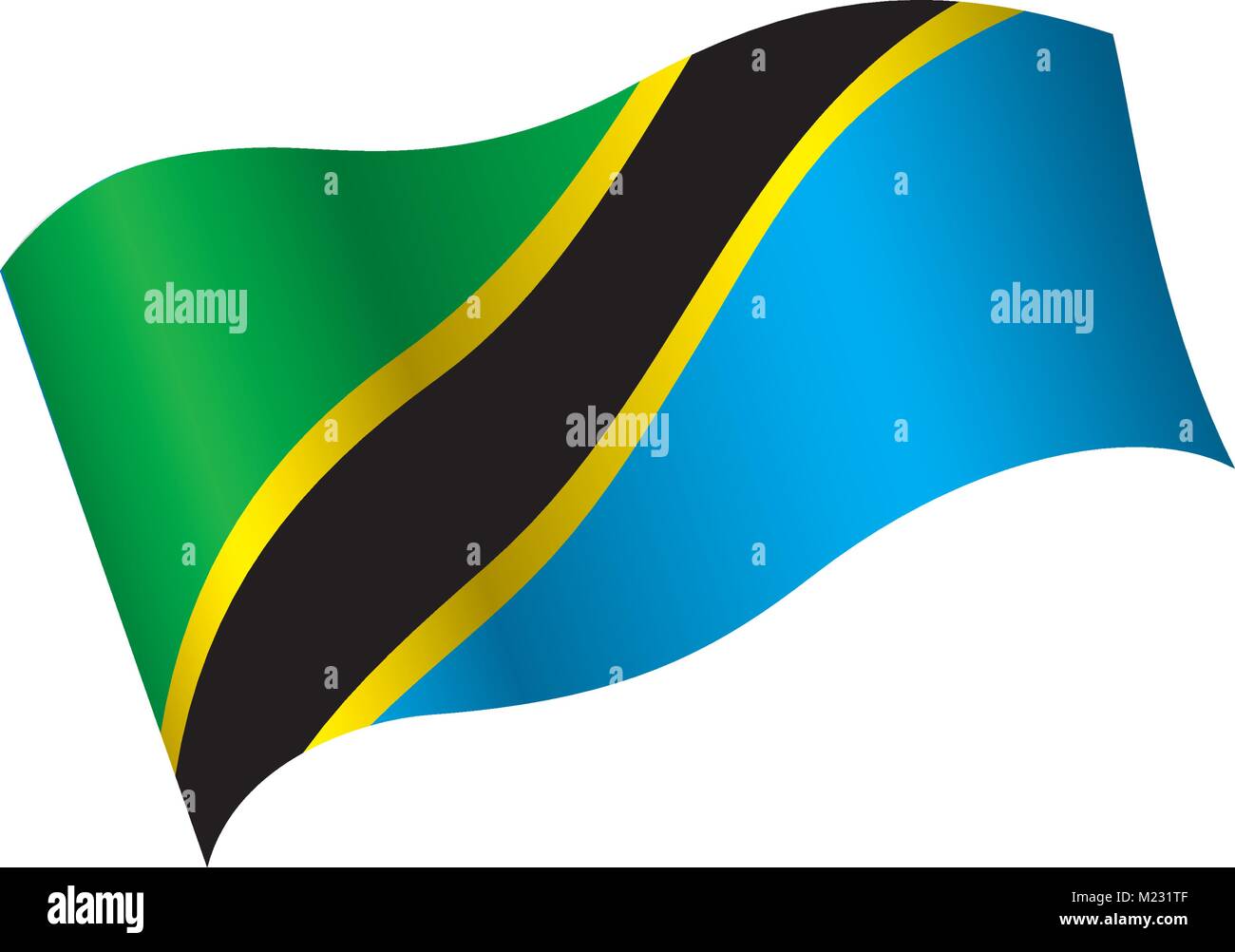 Tanzania flag, vector illustration Stock Vector Image & Art - Alamy