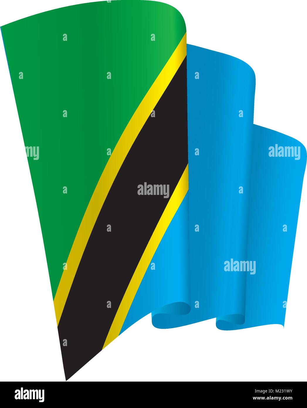 Tanzania flag, vector illustration Stock Vector Image & Art - Alamy