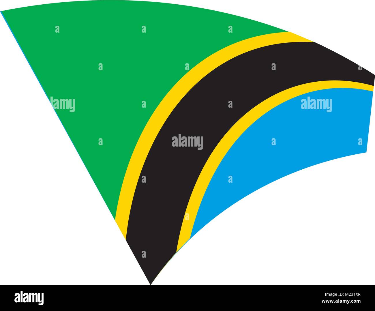 Tanzania flag, vector illustration Stock Vector Image & Art - Alamy