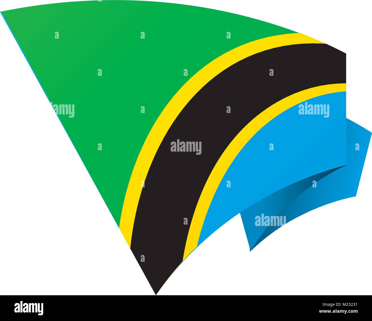 Tanzania flag, vector illustration Stock Vector Image & Art - Alamy