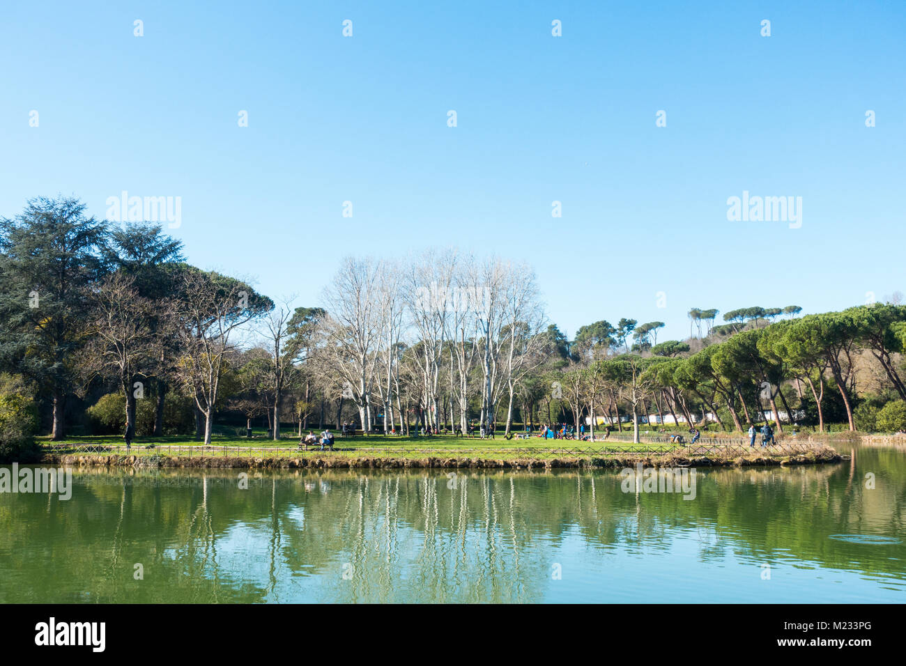 Rome Italy park Stock Photo