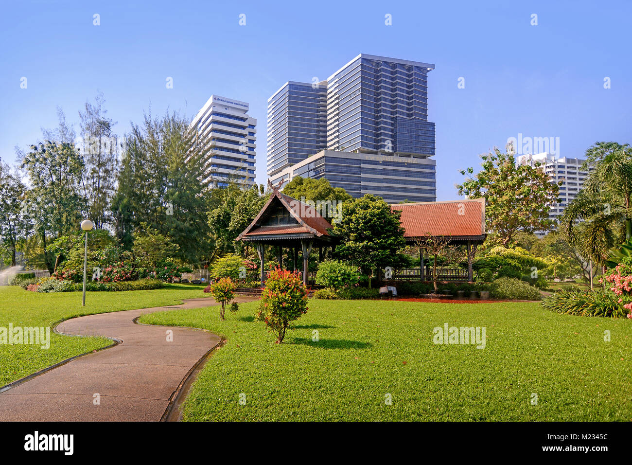 Bangkok Lumphini Park Thailand January 4 2016 Lanna - 