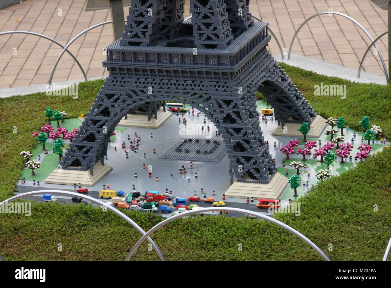 Lego Eiffel Tower - LEGOLAND Billund, Denmark Stock Photo - Alamy
