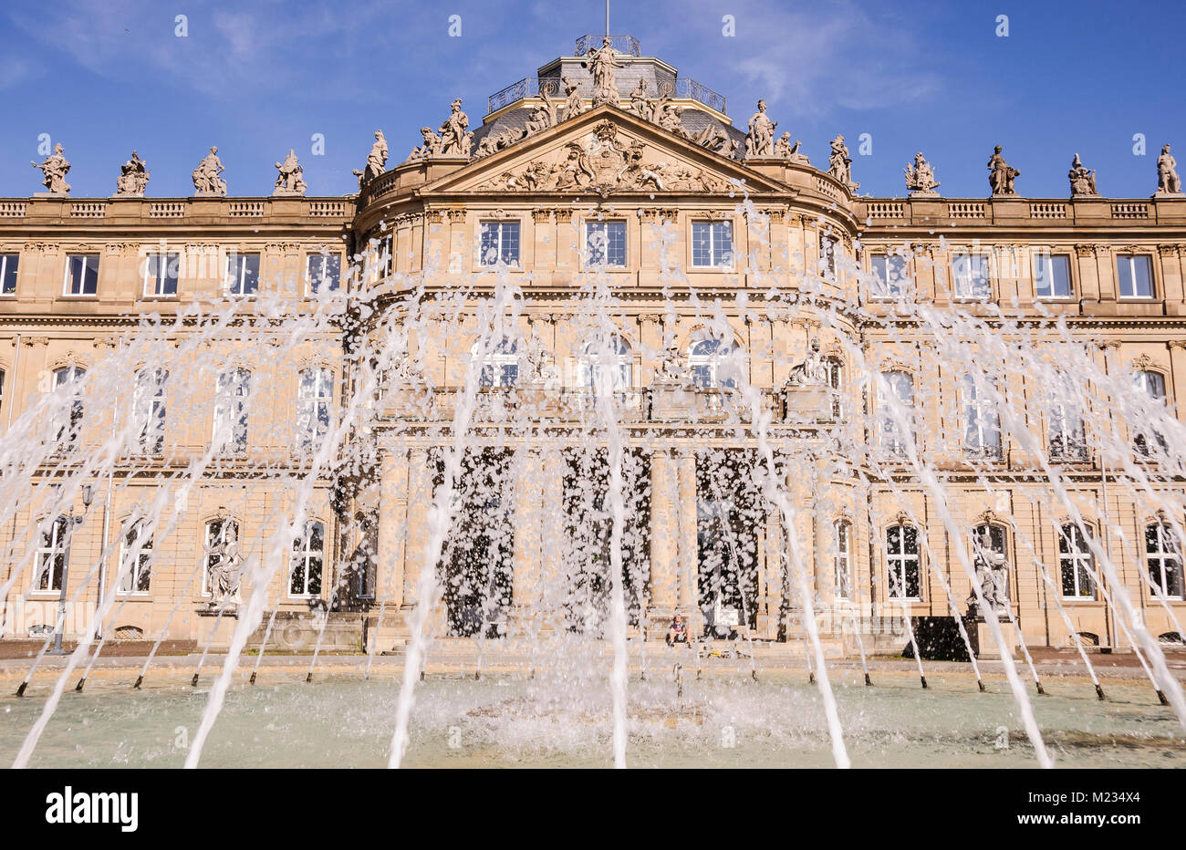 Schlossplatz Stuttgart, Baden-Württemberg, Deutschland, Europa Stock Photo