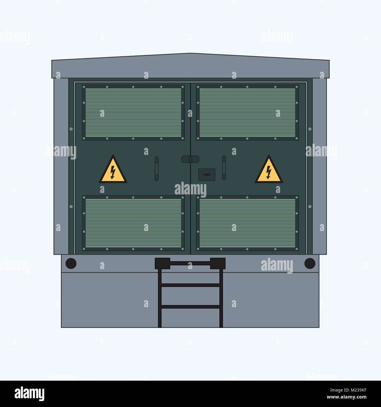 Substattion Vector Electrical substation Stock Vector Images - Alamy