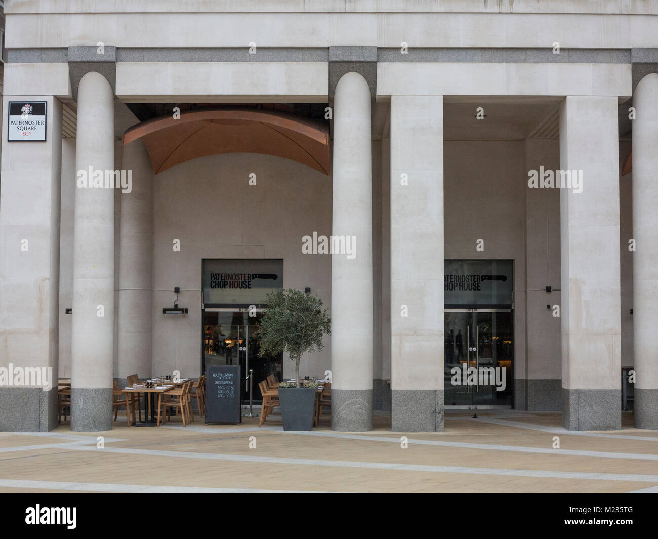 The Paternoster Chop House up market restaurant and venue for the