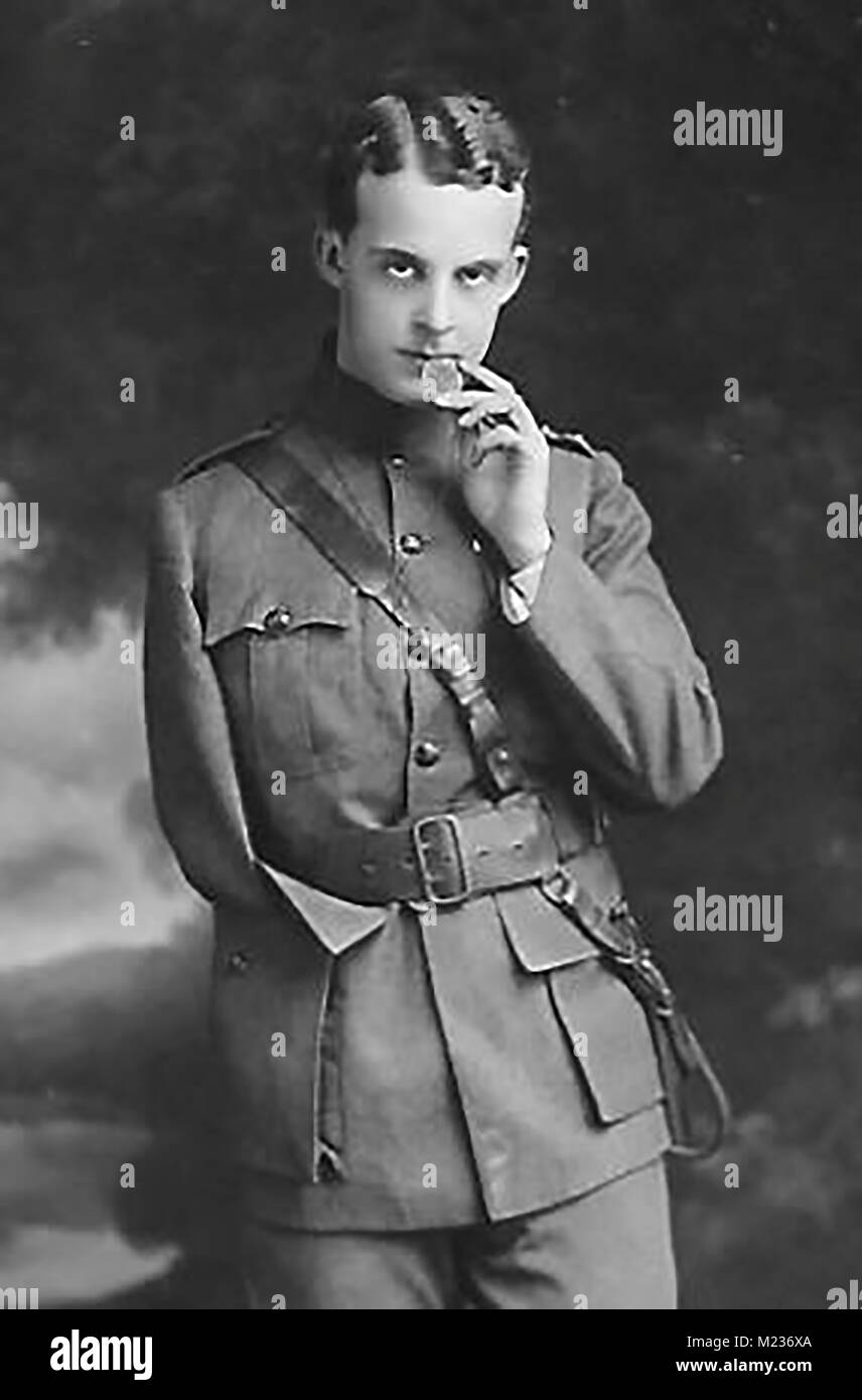 First World War (1914-1918)  aka The Great War or World War One - Trench Warfare - Vivian Gilbert, Actor and author who served in the Jerusalem campaign Stock Photo