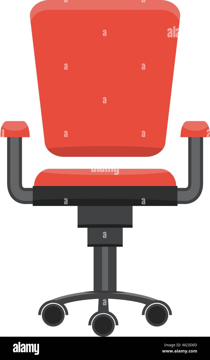Modern office chair. Flat design vector Stock Vector Image & Art - Alamy