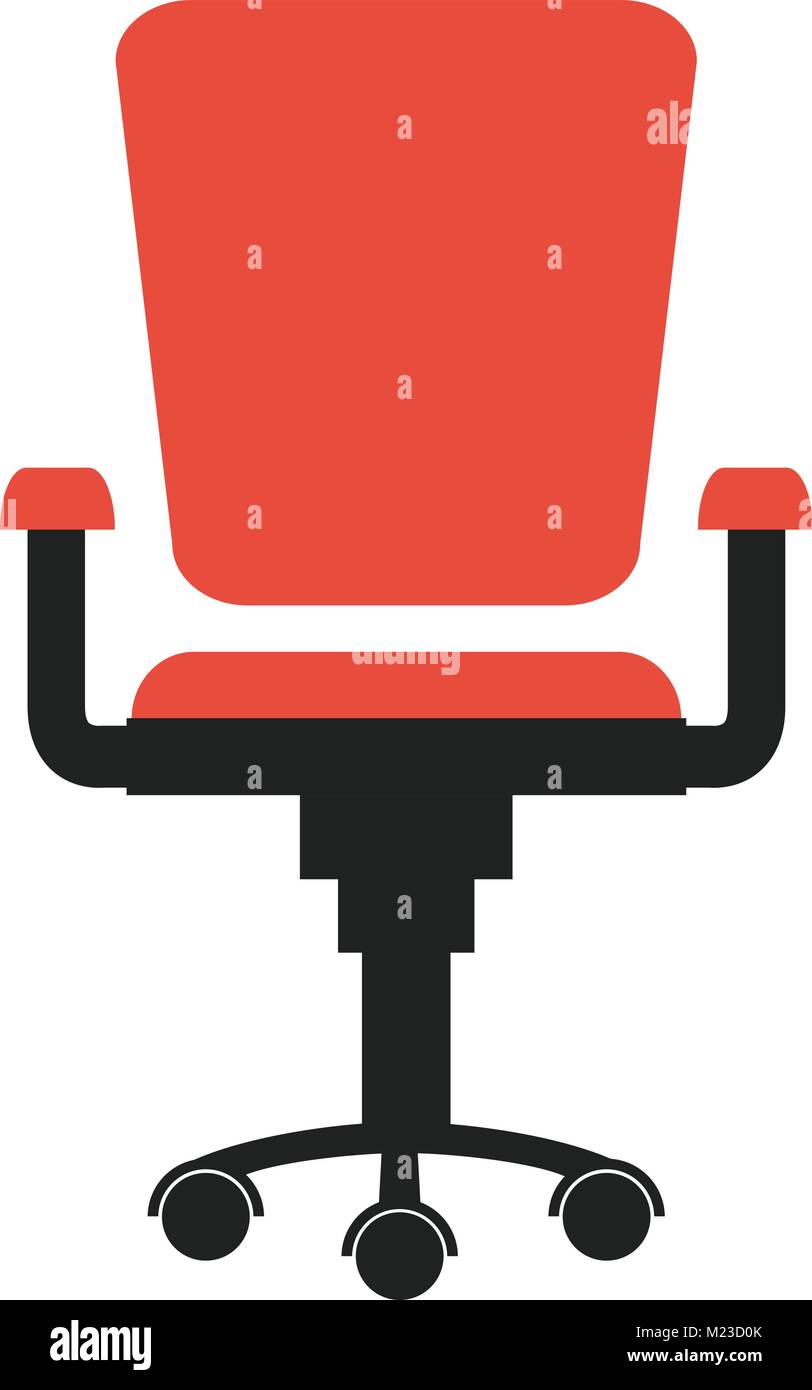 Modern office chair. Flat design vector Stock Vector Image & Art - Alamy