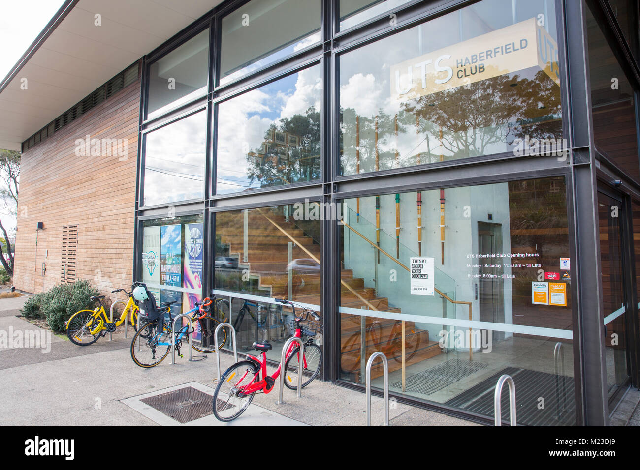 The UTS Haberfield Rowing club in Sydney on the banks of the Parramatta River,Haberfield,Sydney