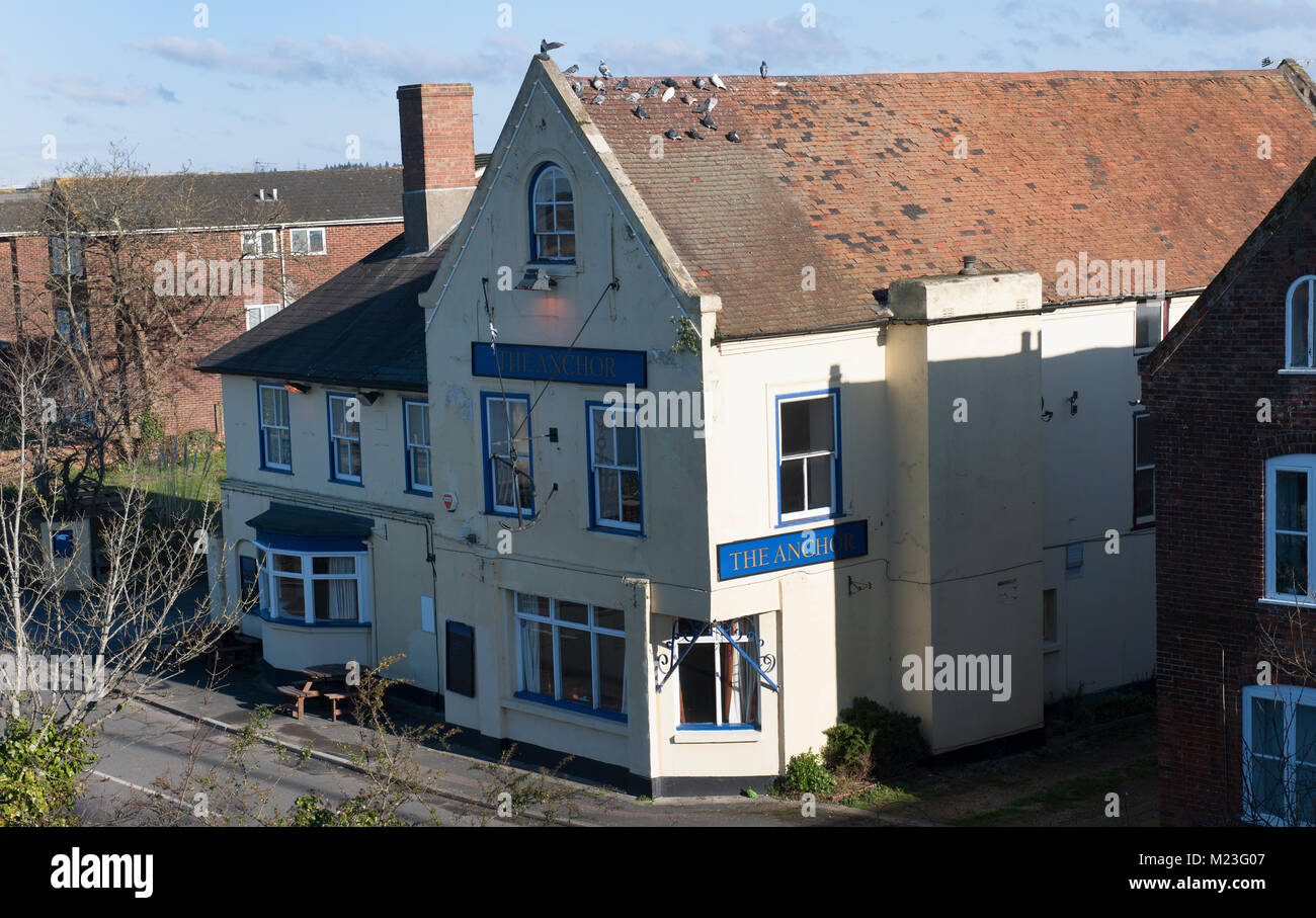 The Anchor Public House, Redbridge, Southampton, Hampshire, England, UK