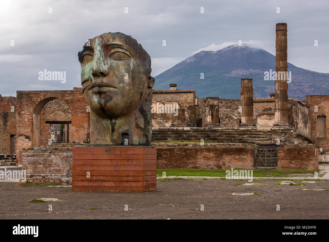 Pompeii archaeological site, Italy Stock Photo