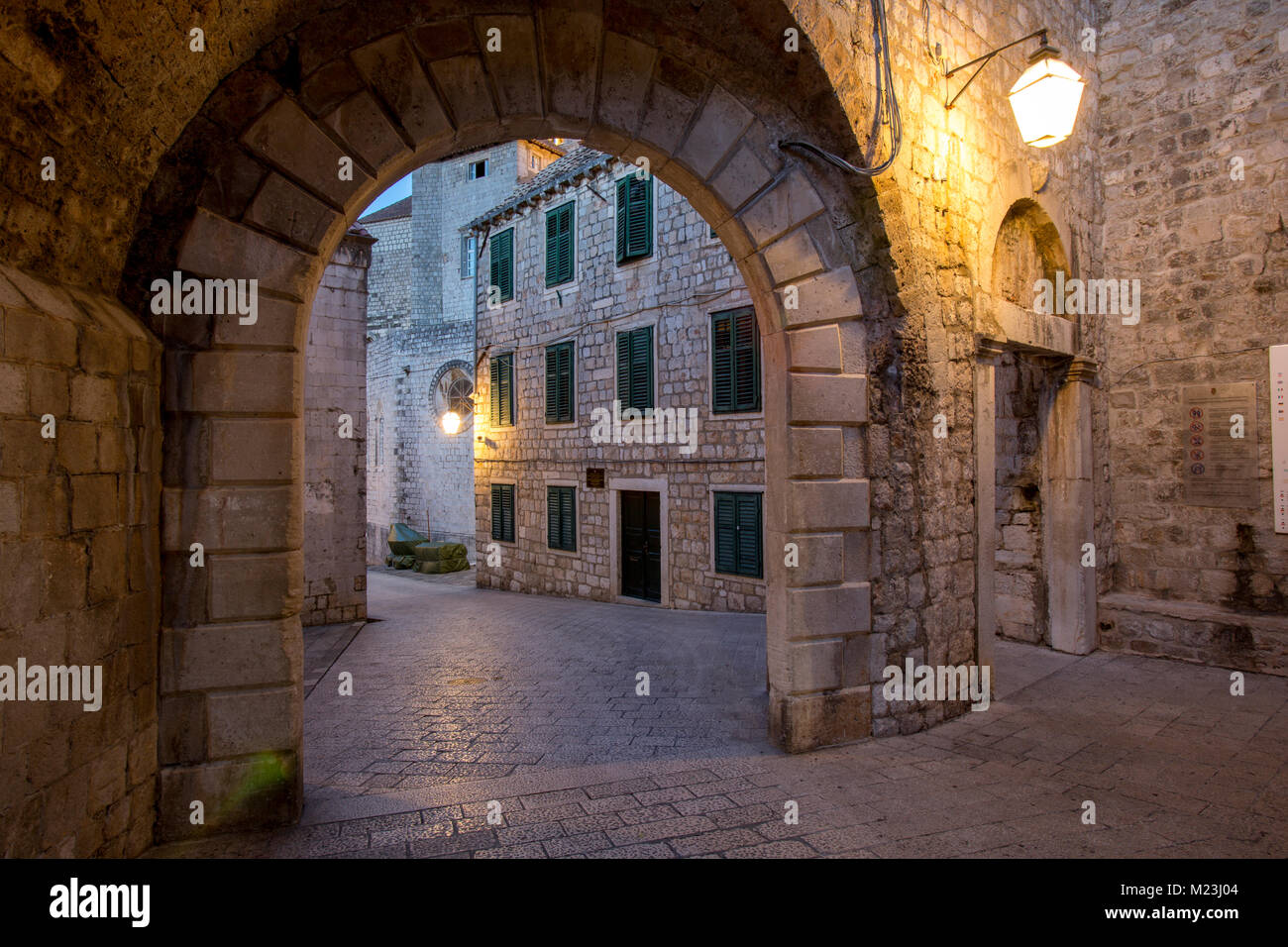 Dubrovnik castle walls, Croatia Stock Photo