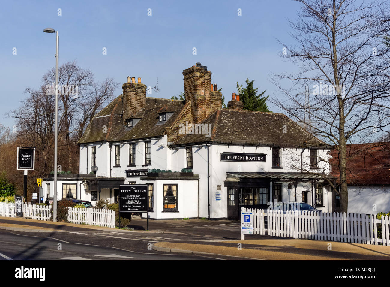 Ferry Boat Inn pub on Ferry Lane in Tottenham in London, England United Kingdom UK Stock Photo